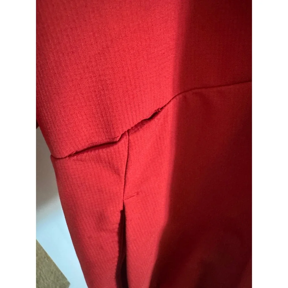 The North Face Mens Red Hooded Softshell Insulated Jacket Size Medium M